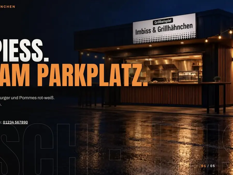 Grillbeispiel – Imbiss & Grill